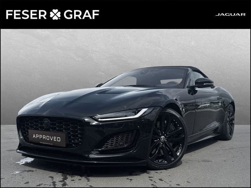 Schwarz Gebraucht 2023 Jaguar F-Type Cabrio | 74.650 € (Fairer Preis) - Bild 1/4