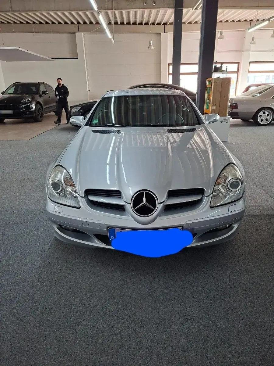 Gebraucht Mercedes SLK200 163 PS (119 kW) 2005 Silber Cabrio