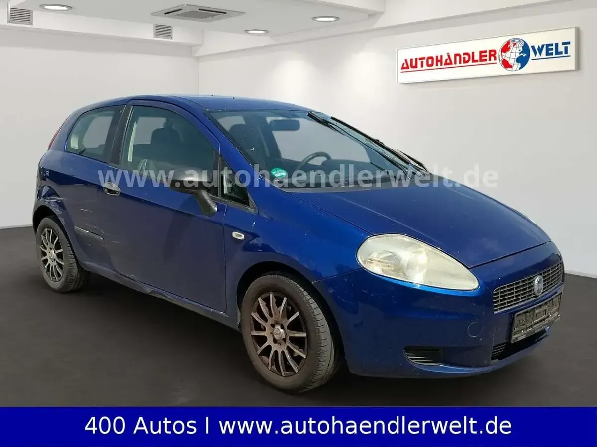 Gebraucht Fiat Grande Punto Active 65 PS (47 kW) 2006 Blau Kleinwagen