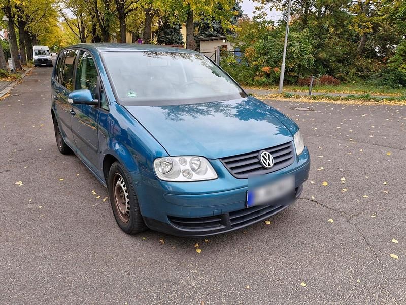 Blau Gebraucht 2005 VW Touran Van / Kleinbus | 949 € (Superpreis) - Bild 1/4