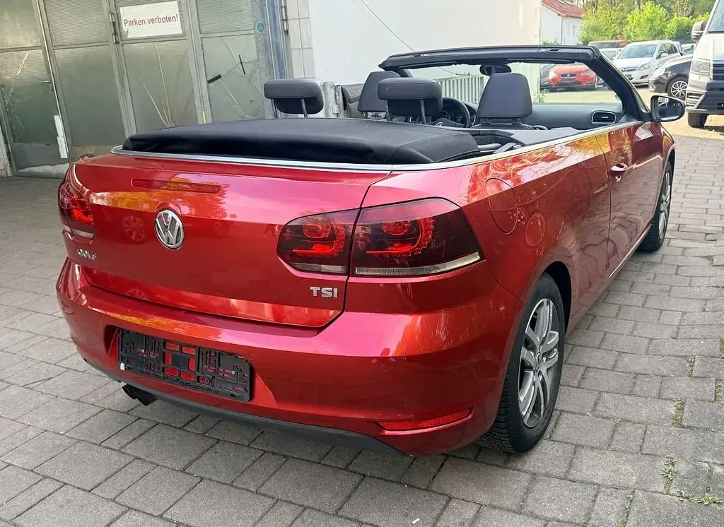 Usata VW Golf 160 CV (117 kW) 2011 Rosso Cabrio