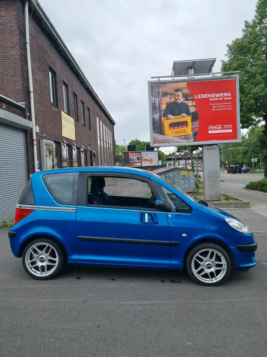 Gebraucht Peugeot 1007 75 PS (55 kW) 2005 Blau Van / Kleinbus