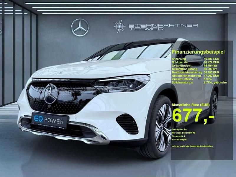 Weiß Gebraucht 2024 Mercedes EQE350 Electric Art SUV | 61.549 € (Guter Preis) - Bild 1/3