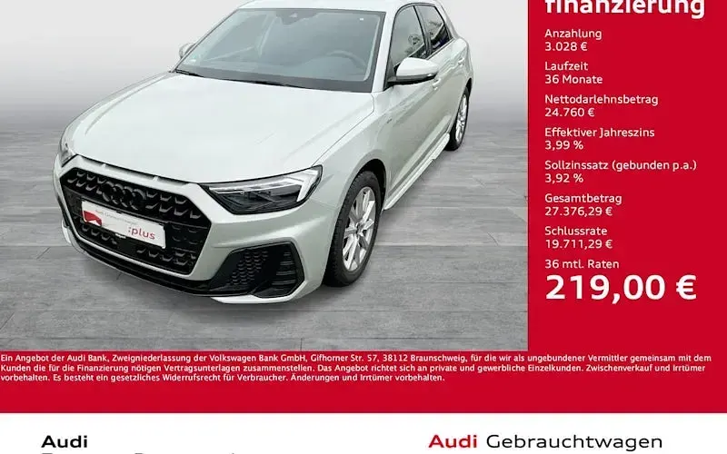Gebraucht Audi A1 Sportback S-Line 207 PS (152 kW) 2025 Tausilber metallic Kleinwagen