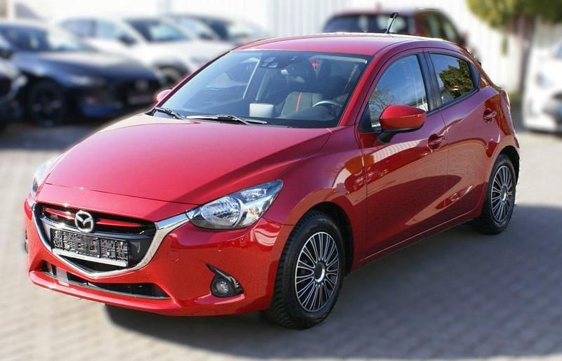 Rot Gebraucht 2017 Mazda 2 Sports-Line Kleinwagen | 13.990 € (Teuer) - Bild 1/4