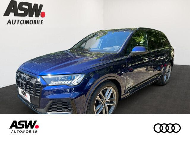 Blau Gebraucht 2022 Audi Q7 S-Line SUV | 88.490 € - Bild 1/4