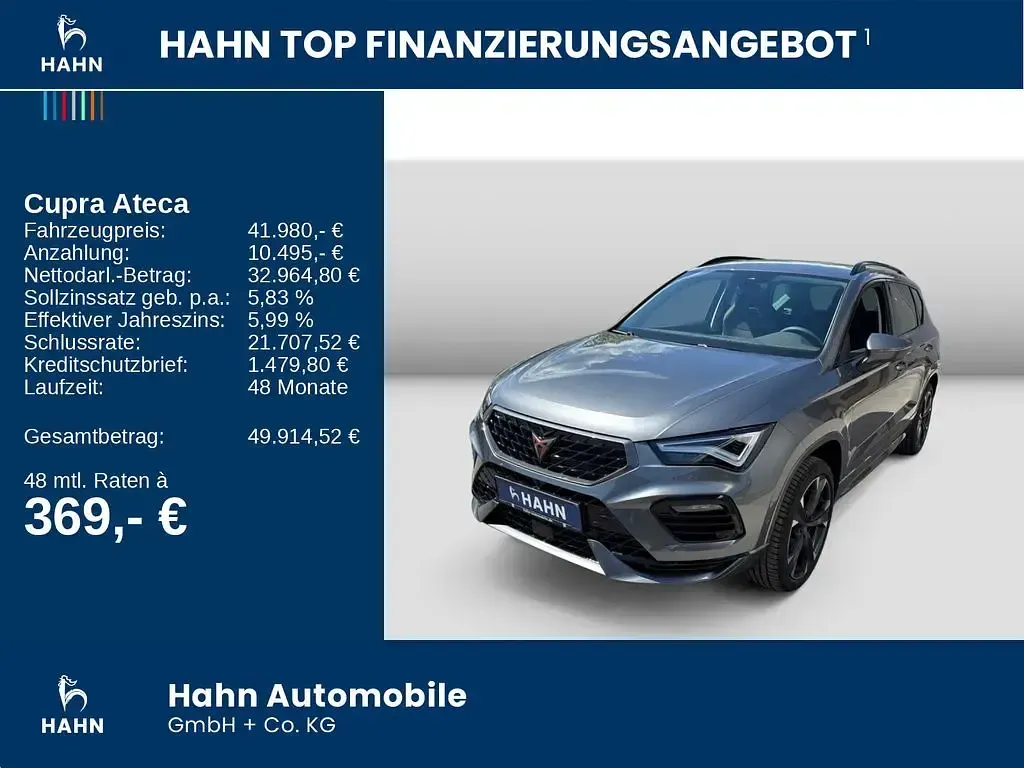 Neu Cupra Ateca 190 PS (139 kW) 2026 Grau SUV