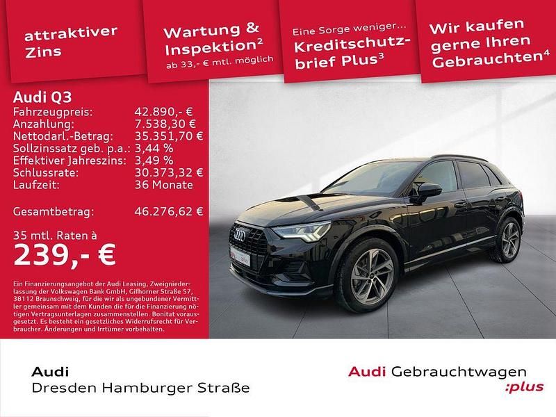 Gebraucht Audi Q3 Advanced 150 PS (110 kW) 2025 Mythosschwarz metallic SUV
