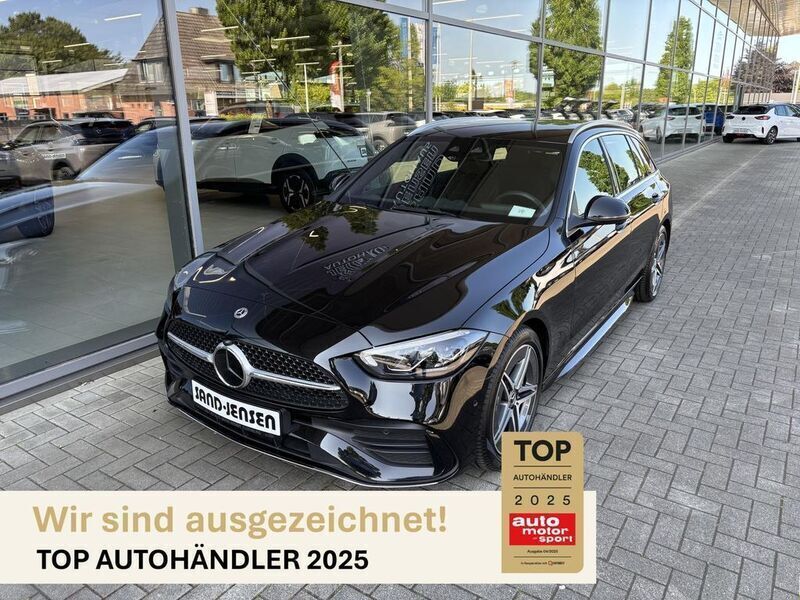 Obsidianschwarz metallic Gebraucht 2024 Mercedes C220 Advanced Kombi | 43.995 € (Etwas zu teuer) - Bild 1/4