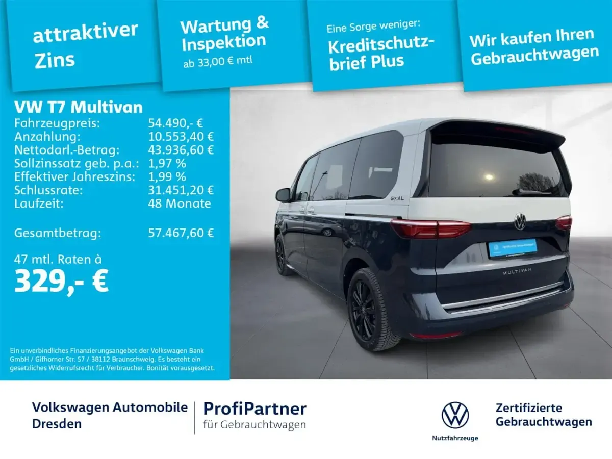 Gebraucht VW Multivan Life 150 PS (110 kW) 2025 Van / Kleinbus