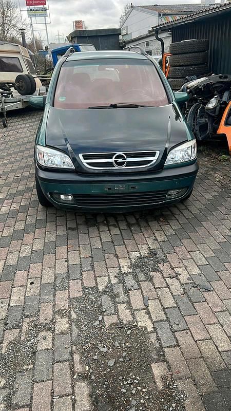 Gebraucht Opel Zafira 2002 Grün Van / Kleinbus