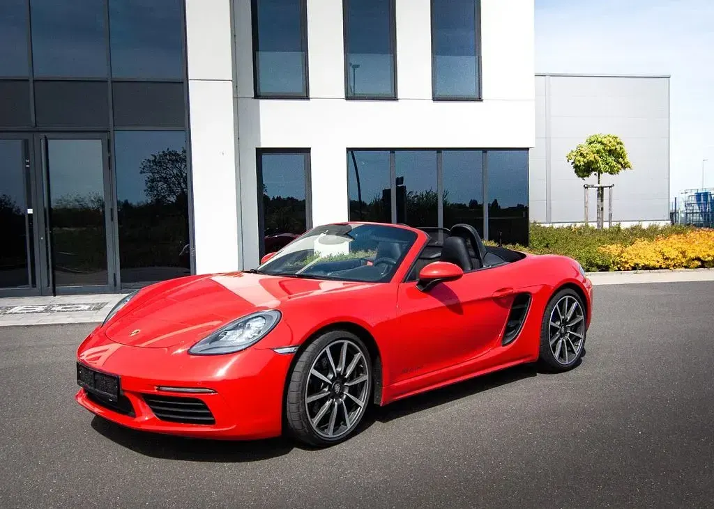 Gebraucht Porsche 718 Boxster 299 PS (219 kW) 2017 Rot Cabrio