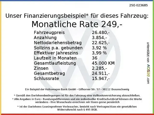 Gebraucht VW Touran Highline 150 PS (110 kW) 2022 Deep black perleffekt Van / Kleinbus