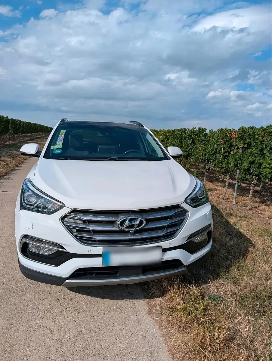 Gebraucht Hyundai Santa Fe Premium 200 PS (147 kW) 2017 Weiß SUV