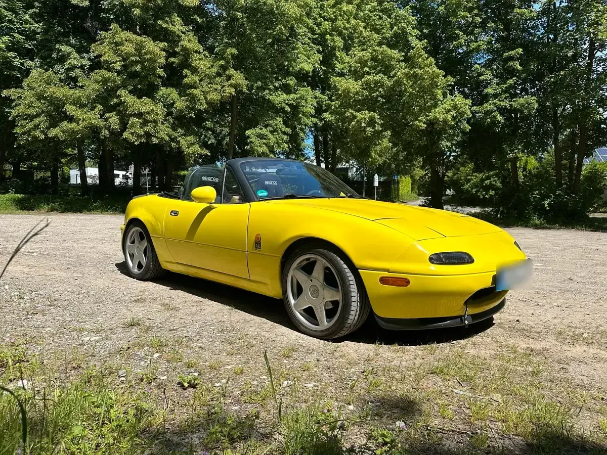 Gebraucht Mazda MX5 115 PS (84 kW) 1994 Gelb Cabrio