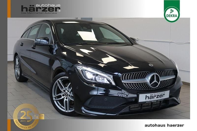 Kosmosschwarz Gebraucht 2018 Mercedes CLA200 Shooting Brake AMG line Kombi | 23.990 € (Fairer Preis) - Bild 1/4