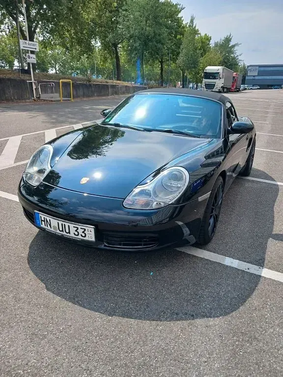 Gebraucht Porsche Boxster 220 PS (161 kW) 2002 Schwarz Cabrio