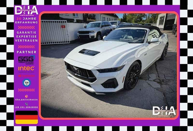 Oxford white Gebraucht 2023 Ford Mustang GT Premium Cabrio | 52.987 € (Teuer) - Bild 1/4