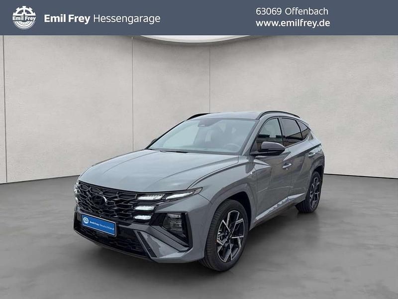 Grau Neu 2024 Hyundai Tucson N Line SUV | 40.650 € (Teuer) - Bild 1/4