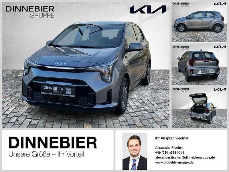 Grau (metallic) Gebraucht 2024 Kia Picanto Vision Kleinwagen | 16.990 € (Fairer Preis) - Bild 1/3