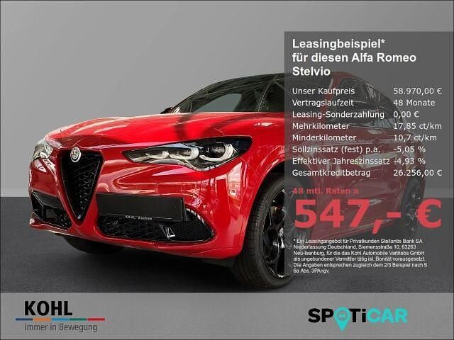 Rot Gebraucht 2024 Alfa Romeo Stelvio SUV | 58.970 € - Bild 1/2