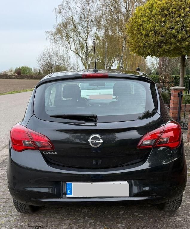 Gebraucht Opel Corsa Selection 69 PS (50 kW) 2015 Schwarz Kleinwagen