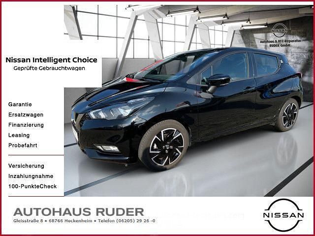 Black (metallic) Gebraucht 2021 Nissan Micra N-Way Kleinwagen | 13.950 € (Guter Preis) - Bild 1/4
