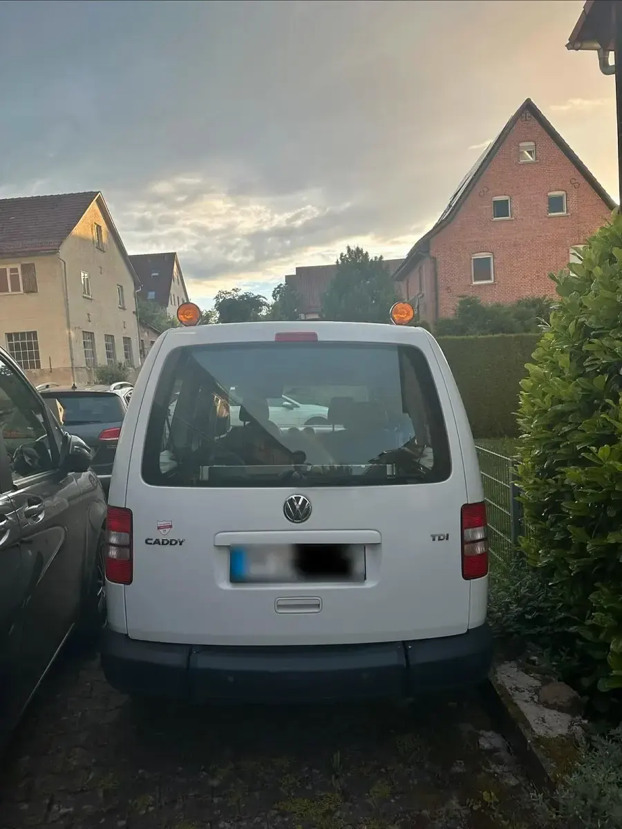 Gebraucht VW Caddy 102 PS (75 kW) 2014 Weiß Van / Kleinbus
