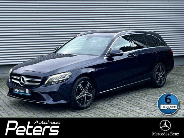 Cavansitblau lack Gebraucht 2020 Mercedes C220 Avantgarde Kombi | 23.680 € (Fairer Preis) - Bild 1/4