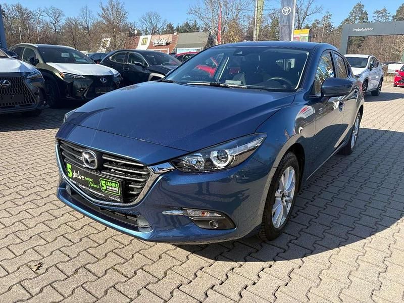 Gebraucht Mazda 3 Center-Line 120 PS (88 kW) 2018 Eternal blue metallic Limousine