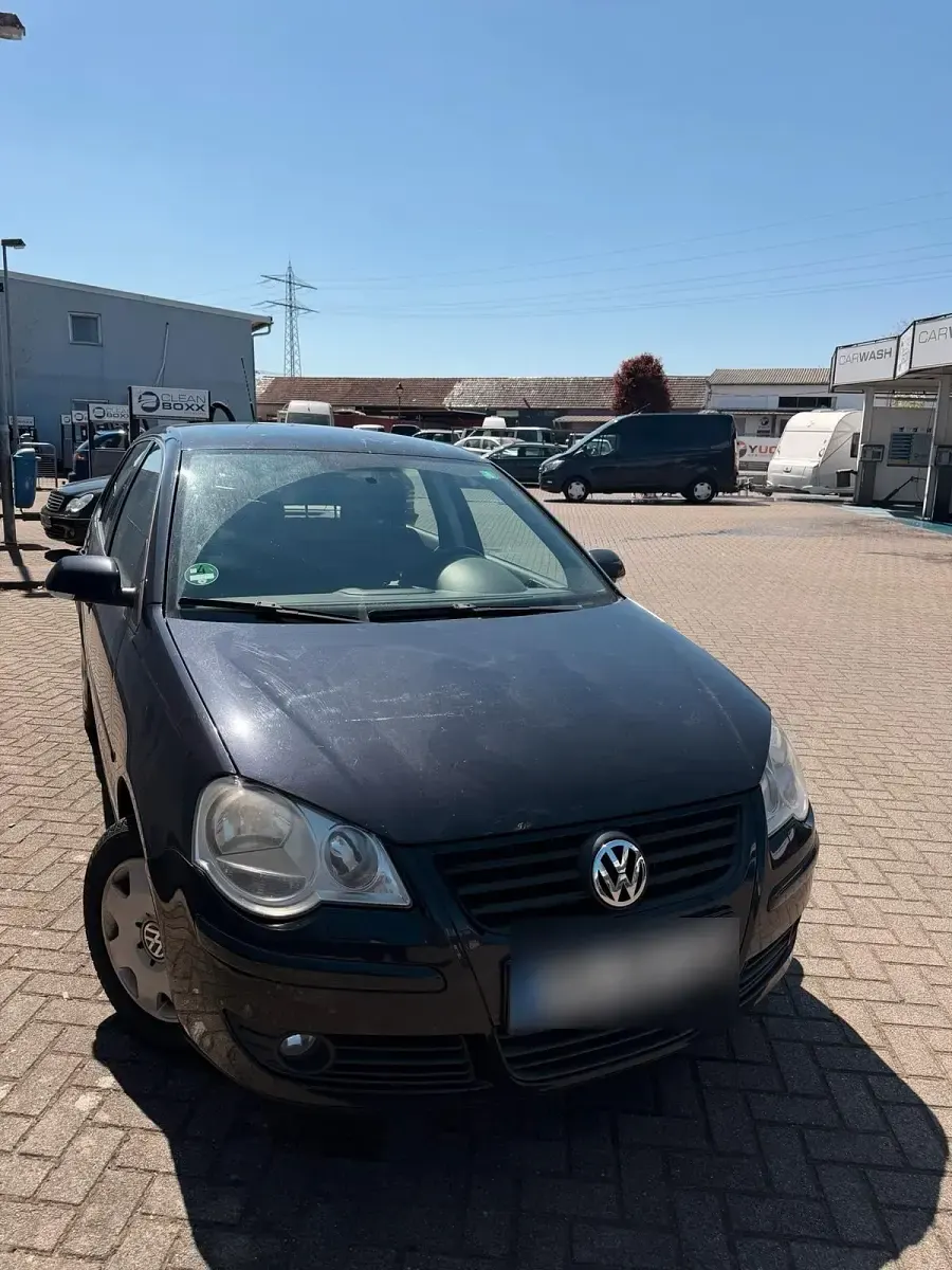 Käytetty VW Polo 80 HP (58 kW) 2007 Musta Viistoperä