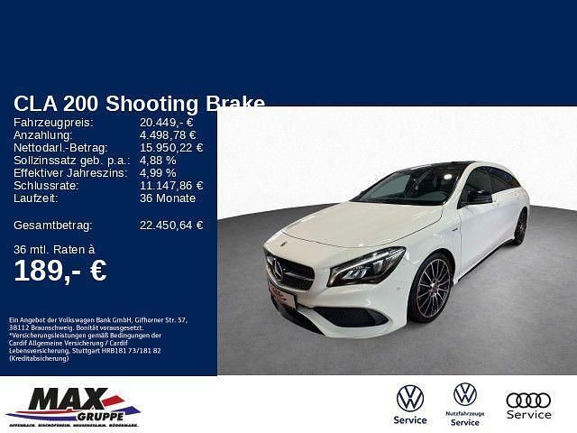 Gebraucht Mercedes CLA200 Shooting Brake AMG 156 PS (114 kW) 2017 Calcitweiss  unilack Kombi