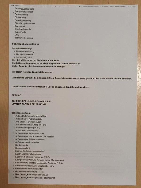 Gebraucht Renault Captur LIMITED 90 PS (66 kW) 2019 Weiß SUV