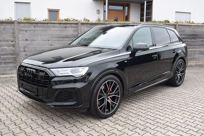 Schwarz Gebraucht 2022 Audi Q7 S-Line SUV | 53.900 € (Guter Preis) - Bild 1/4