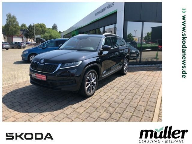 Schwarz (blackmagicperleffekt) Gebraucht 2020 Skoda Kodiaq Drive SUV | 28.390 € (Guter Preis) - Bild 1/4