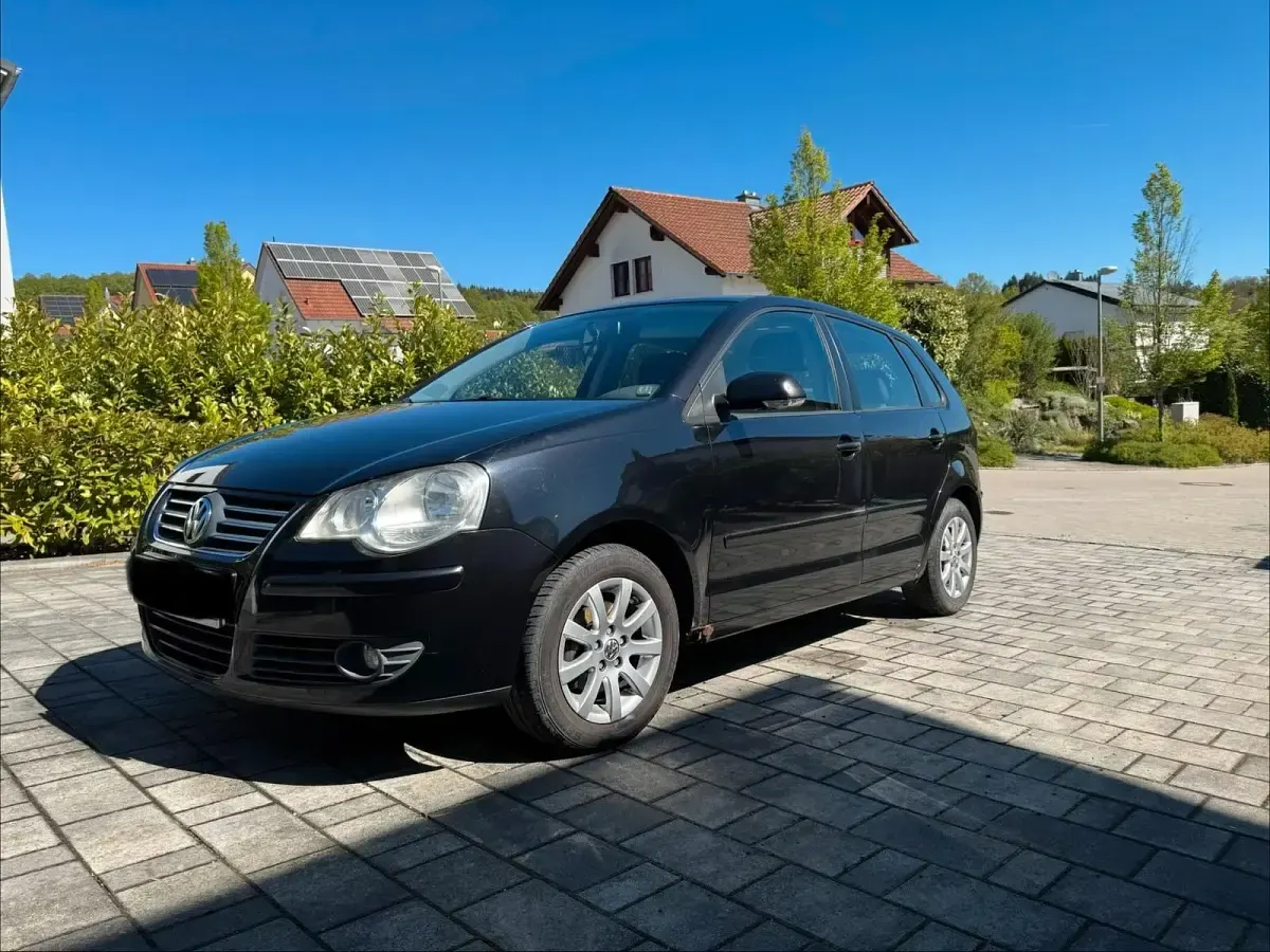 Gebraucht VW Polo 75 PS (55 kW) 2007 Schwarz Kleinwagen