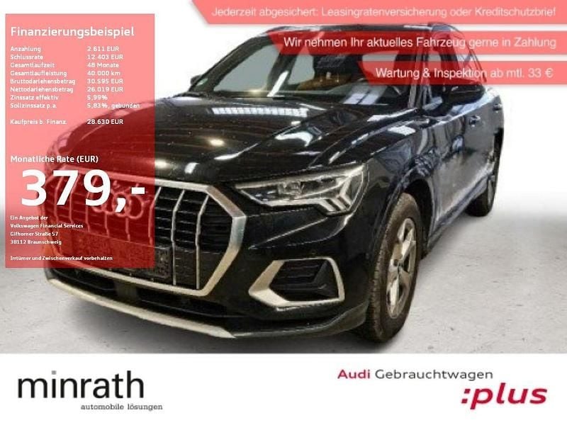 Mythosschwarz metallic Gebraucht 2022 Audi Q3 Advanced Plus SUV | 28.629 € (Guter Preis) - Bild 1/4