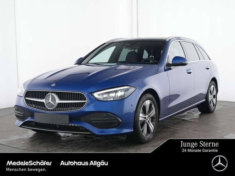Lack spektralblau Gebraucht 2024 Mercedes C300e Avantgarde Kombi | 43.470 € (Fairer Preis) - Bild 1/4