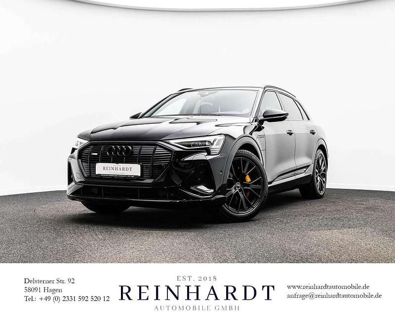 Mythosschwarz metallic Gebraucht 2022 Audi e-tron S-Line SUV | 38.675 € (Fairer Preis) - Bild 1/1