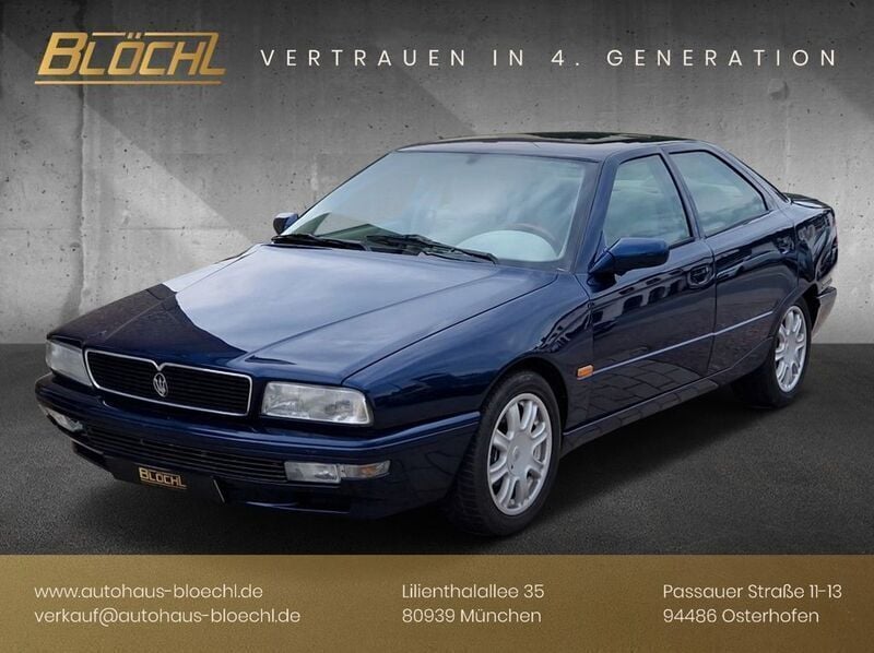 Blau Gebraucht 1996 Maserati Quattroporte Limousine | 29.900 € - Bild 1/4