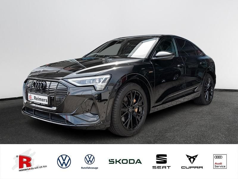 Schwarz Gebraucht 2022 Audi e-tron Sportback S-Line SUV | 39.899 € (Superpreis) - Bild 1/4