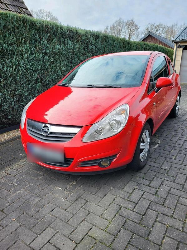 Gebraucht Opel Corsa 56 PS (41 kW) 2007 Rot Kleinwagen