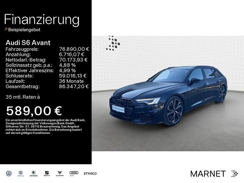 Firmamentblau metallic Gebraucht 2024 Audi S6 Sport Kombi | 76.890 € (Teuer) - Bild 1/4