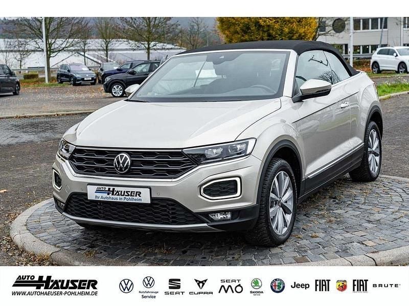 Silber Gebraucht 2021 VW T-Roc Cabriolet Style Cabrio | 23.985 € (Superpreis) - Bild 1/4