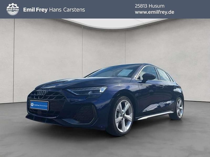 Blau Gebraucht 2024 Audi A3 Sportback S-Line Kombi | 36.480 € (Guter Preis) - Bild 1/4