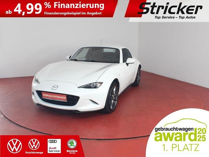Weiß Gebraucht 2019 Mazda MX5 Sports-Line Cabrio | 21.949 € (Fairer Preis) - Bild 1/4