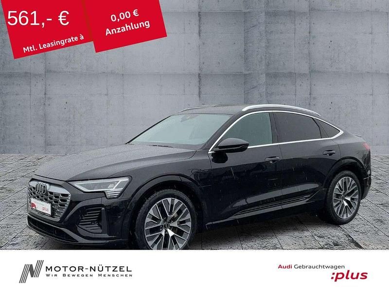 Schwarz Gebraucht 2023 Audi Q8 e-tron S-Line SUV | 69.470 € - Bild 1/4