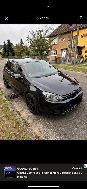 Gebraucht VW Golf VI 80 PS (58 kW) 2009 Schwarz Kleinwagen