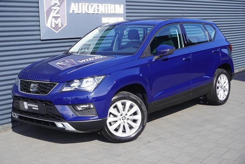 "pacific" blau Gebraucht 2017 Seat Ateca Style SUV | 17.990 € (Fairer Preis) - Bild 1/4
