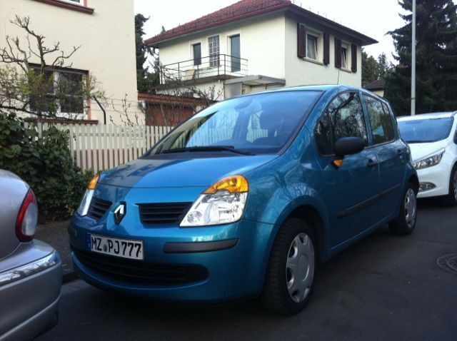 Gebraucht Renault Modus 75 PS (55 kW) 2004 Blau metallic Van / Kleinbus